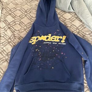 Blue Graphic Hoodie